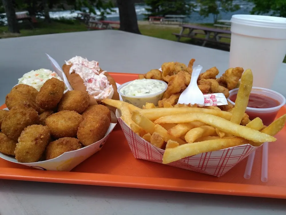 Spicy Tots and Clam Basket